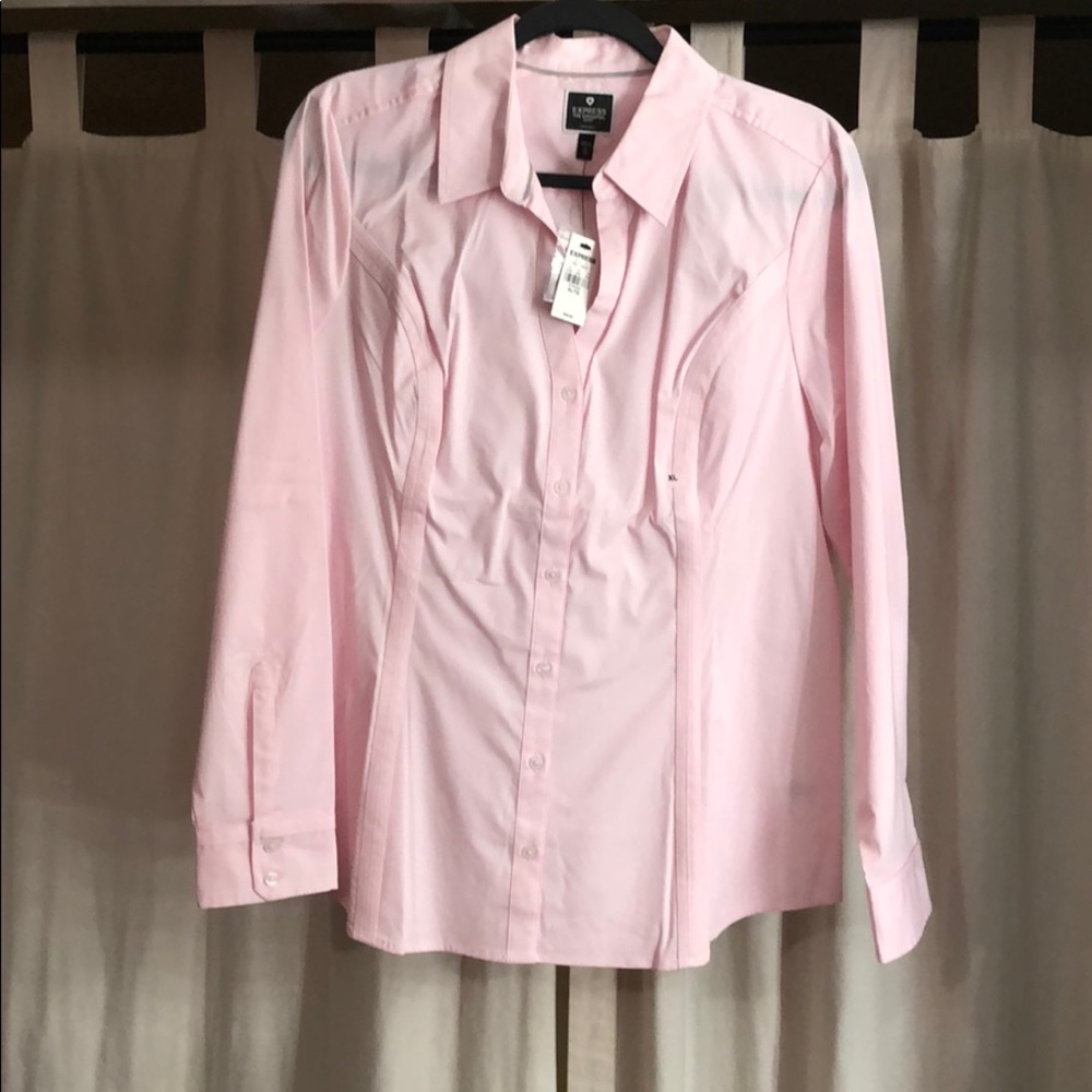 Express The Essential Shirt in Pink